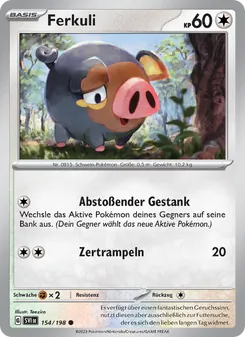 Karte Ferkuli aus Karmesin & Purpur, Nummer 154/198