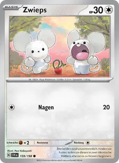 Karte Zwieps aus Karmesin & Purpur, Nummer 159/198