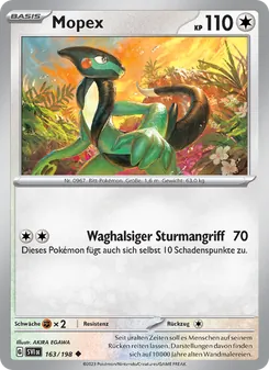Karte Mopex aus Karmesin & Purpur, Nummer 163/198