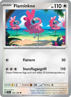 Karte Flaminkno aus Karmesin & Purpur, Nummer 165/198