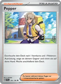 Karte Pepper aus Karmesin & Purpur, Nummer 166/198
