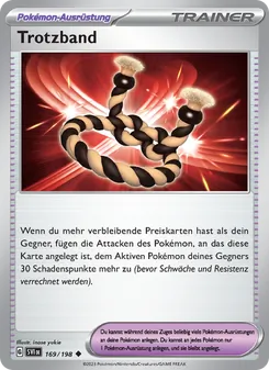 Karte Trotzband aus Karmesin & Purpur, Nummer 169/198