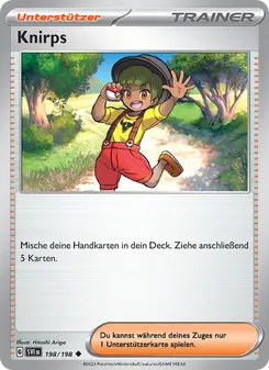 Karte Knirps aus Karmesin & Purpur, Nummer 198/198