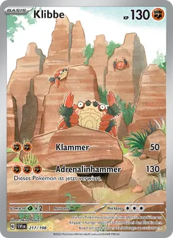 Karte Klibbe aus Karmesin & Purpur, Nummer 217/198