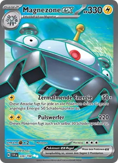 Karte Magnezone-ex aus Karmesin & Purpur, Nummer 226/198