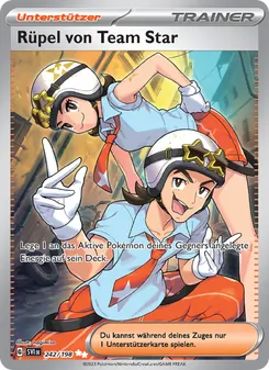 Karte Rüpel von Team Star aus Karmesin & Purpur, Nummer 242/198