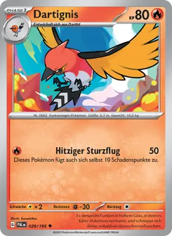 Karte Dartignis aus Entwicklungen in Paldea, Nummer 029/193