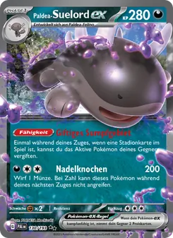 Karte Paldea-Suelord-ex aus Entwicklungen in Paldea, Nummer 130/193