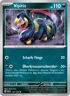 Karte Vipitis aus Entwicklungen in Paldea, Nummer 137/193