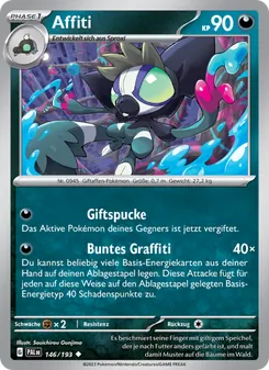 Karte Affiti aus Entwicklungen in Paldea, Nummer 146/193