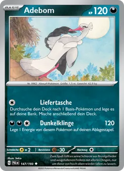 Karte Adebom aus Entwicklungen in Paldea, Nummer 147/193