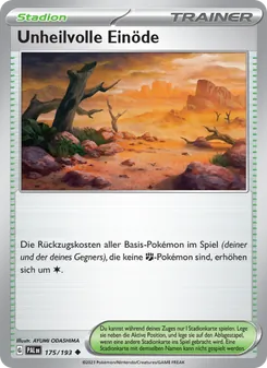 Karte Unheilvolle Einöde aus Entwicklungen in Paldea, Nummer 175/193