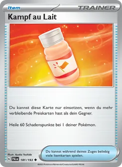 Karte Kampf au Lait aus Entwicklungen in Paldea, Nummer 181/193