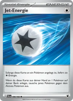 Karte Jet-Energie aus Entwicklungen in Paldea, Nummer 190/193