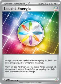 Karte Leucht-Energie aus Entwicklungen in Paldea, Nummer 191/193