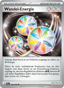 Karte Wandel-Energie aus Entwicklungen in Paldea, Nummer 192/193