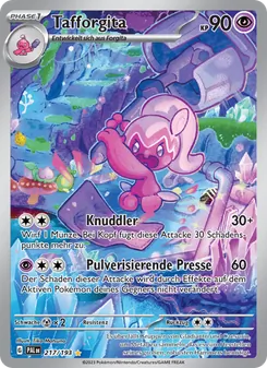 Karte Tafforgita aus Entwicklungen in Paldea, Nummer 217/193