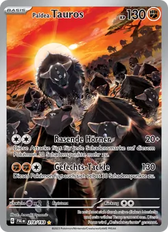 Karte Paldea-Tauros aus Entwicklungen in Paldea, Nummer 218/193