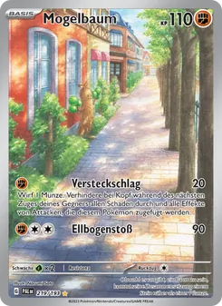 Karte Mogelbaum aus Entwicklungen in Paldea, Nummer 219/193