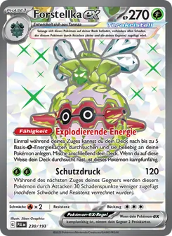 Karte Forstellka-ex aus Entwicklungen in Paldea, Nummer 230/193
