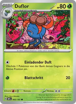 Karte Duflor aus Obsidian Flammen, Nummer 002/197