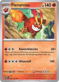 Karte Flampivian aus Obsidian Flammen, Nummer 035/197