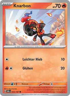 Karte Knarbon aus Obsidian Flammen, Nummer 043/197
