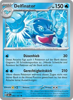 Karte Delfinator aus Obsidian Flammen, Nummer 062/197