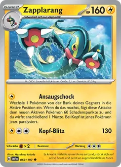 Karte Zapplarang aus Obsidian Flammen, Nummer 069/197