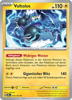 Karte Voltolos aus Obsidian Flammen, Nummer 070/197