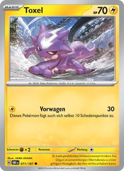 Karte Toxel aus Obsidian Flammen, Nummer 071/197