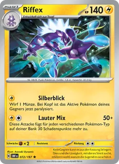 Karte Riffex aus Obsidian Flammen, Nummer 072/197