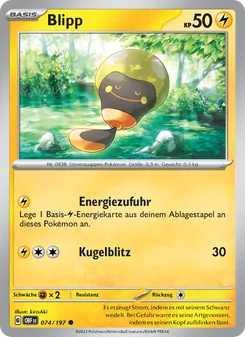Karte Blipp aus Obsidian Flammen, Nummer 074/197