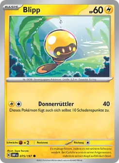 Karte Blipp aus Obsidian Flammen, Nummer 075/197