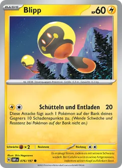 Karte Blipp aus Obsidian Flammen, Nummer 076/197