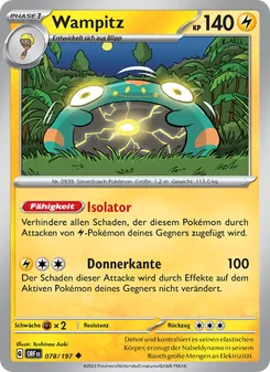 Karte Wampitz aus Obsidian Flammen, Nummer 078/197