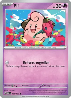 Karte Pii aus Obsidian Flammen, Nummer 080/197