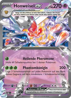 Karte Honweisel-ex aus Obsidian Flammen, Nummer 096/197