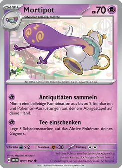Karte Mortipot aus Obsidian Flammen, Nummer 098/197