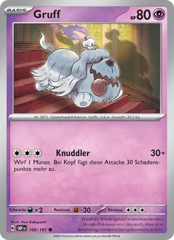 Karte Gruff aus Obsidian Flammen, Nummer 100/197