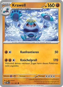 Karte Krawell aus Obsidian Flammen, Nummer 115/197