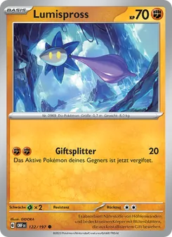 Karte Lumispross aus Obsidian Flammen, Nummer 122/197