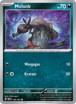 Karte Molunk aus Obsidian Flammen, Nummer 139/197