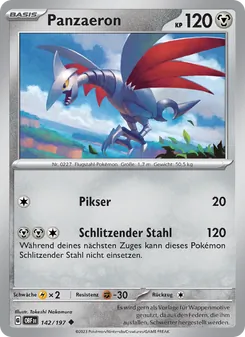 Karte Panzaeron aus Obsidian Flammen, Nummer 142/197