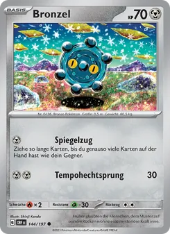 Karte Bronzel aus Obsidian Flammen, Nummer 144/197
