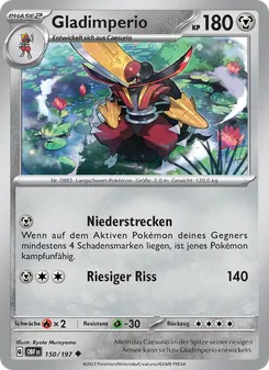 Karte Gladimperio aus Obsidian Flammen, Nummer 150/197