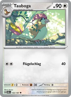 Karte Tauboga aus Obsidian Flammen, Nummer 163/197