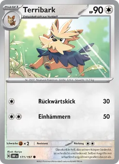 Karte Terribark aus Obsidian Flammen, Nummer 171/197