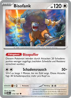 Karte Bisofank aus Obsidian Flammen, Nummer 174/197