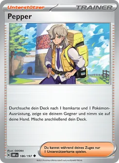 Karte Pepper aus Obsidian Flammen, Nummer 186/197